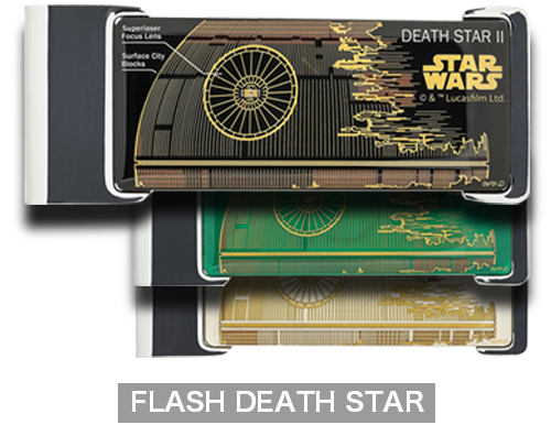 FLASH DEATH STAR PCB ART